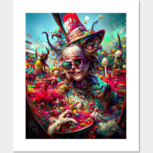 Fear and Loathing in Wonderland #1 Wall Art by aetherialdnb